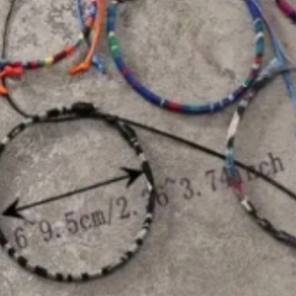 24 Colorful Woven Bohemian Bracelets - Picture 3 of 5